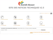 Tablet Screenshot of notices.kremlinrexson-sames.com